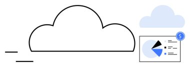 Turta grafikleri ve anahtar ölçümleri de dahil olmak üzere finansal tablolar oluşturmak için veri transferi. Teknoloji, finans, bulut hesaplama, veri analizi, bilgi paylaşımı, iş anlayışı, düz