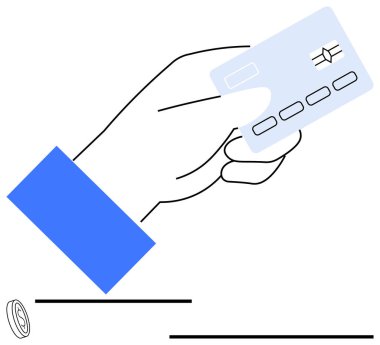 Kredi kartıyla ödeme yapmak, güvenli işlemleri, e-ticareti, alışverişi temsil etmek. Finans, bankacılık, teknoloji, fintech, perakendecisiz toplum için ideal. Basit bir metafor.