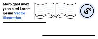 İçinde kıvrımlı çizgiler ve yanında bir dolar olan açık bir kitap. Eğitim, finans, öğrenim, yatırım, kütüphaneler, planlama, ekonomi için idealdir. Basit bir iniş sayfası için mükemmel.
