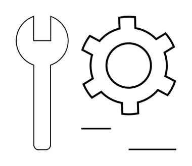 Onarım, kişiselleştirme ve mekanik hassasiyeti vurgulayan minimalist bir tasarımla özetlenmiş anahtarlar ve ekipmanlar. Teknik hizmetler, mühendislik kavramları, problem çözme, imalat için ideal