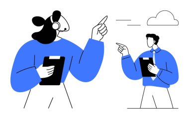 Profesyoneller fikir alışverişinde bulunuyor, panoları tutuyor, aktif bir nokta-ve-tartışma senaryosunda yer alıyorlar. İşbirliği, takım çalışması, liderlik, iletişim, beyin fırtınası, sorun çözme dairesi için ideal