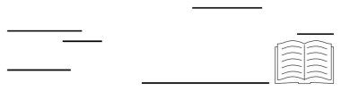 İçinde minimalist yatay çizgiler bulunan sayfaları açık bir kitap. Eğitim, okuma, yazma, edebiyat, araştırma, hikaye anlatma, çalışma ve yaratıcılık için idealdir. Düz basit metafor