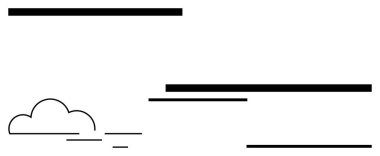 Geometrik siyah çizgiler ve basit bir bulut tasarımı temiz, minimalist bir tema yaratır. Modern sanat, web d cor, markalaşma, görsel tasarım, konsept sanat, düzen ilhamı, basit iniş sayfası için ideal