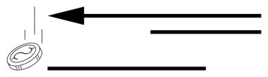Yatay olarak gösterilen kalın okların yanına para dikey olarak iniyor. Finans, yatırım, strateji, yön, hareket, momentum, ilerleme için ideal. Temiz düz basit metafor