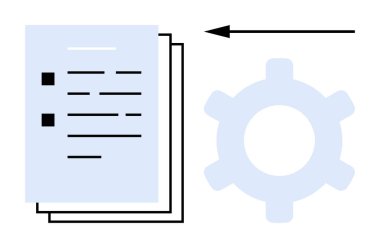Belge iş akışını, otomasyonu ve optimizasyonu temsil eden bir vitese doğru ilerleyen kağıt yığını. Verimlilik, verimlilik, teknoloji, süreçler, yönetim, organizasyon dairesi için ideal