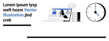 Siber tehditleri gösteren dijital cihazlar güvenlik ve uyarılara odaklanarak hacklemeyi ve veri ihlallerini engelliyor. Teknoloji, siber güvenlik, mahremiyet, veri koruması, teknoloji riskleri için ideal