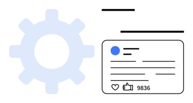 Vites ana hatları teknoloji, ayarlar. Dijital kart etkileşimli bir kullanıcı profili gösterir kalpleri paraflar, numaraları sever. Sosyal medya stratejileri, analitikler, kullanıcı arayüzü için ideal