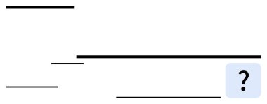 Sağ tarafta kalın soru işareti olan siyah yatay ve dikey çizgiler yapılandırılmış ve soyut kompozisyon oluşturur. Tasarım, gizem, yenilik, belirsizlik, mantık, minimalizm için ideal