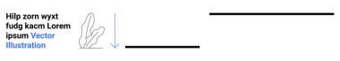 Basit kaktüs ana hatları minimalist aşağı ok elementiyle eşleştirilmiş. Yönlendirme, büyüme, doğa, basitlik, modern temalar, rehberlik, çevre dostu grafikler, basit iniş sayfası için ideal
