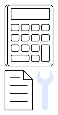 Düğmeli hesap makinesi, doküman ve anahtar, muhasebe, bütçe, finans, analiz, onarım stratejisi ve teknik çözümleri öneriyor. Problem çözmek için idealdir. Düzleştirilmiş düz basit