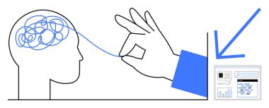 Karmaşık beyin hatlarının çözülmesi, sorun çözme, yaratıcı düşünme, organizasyon, zihinsel berraklık, yenilik, veri analizi, basit iniş sayfası için ideal görselleştirilmiş verilere açıklık getirmek.