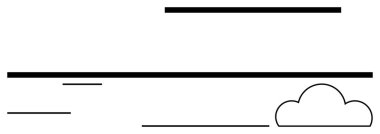 Değişen uzunlukların ve kalınlığın yatay çizgileri tek bir bulut sükuneti, basitlik ve hizalama çağrıştırıyor. Tasarım, yaratıcılık, denge, minimalizm, sükunet, farkındalık için ideal