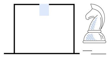 Boş panonun yanındaki satranç şövalyesi parçası karar verme, görme ve planlamayı sembolize ediyor. Strateji, liderlik, organizasyon, yaratıcılık problem çözme eğitimi için idealdir. Düz