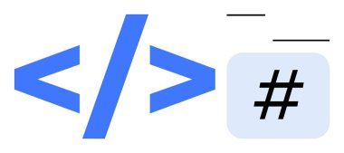 Meta veri etiketi sembolünün yanında kodlama parantezleri, geliştirmeyi, programlamayı ve işbirliğini vurguluyor. Teknoloji, kodlama dersleri, web geliştirme, yazılım, eğitim veri bilimi için ideal
