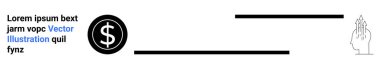 Para birimi sembolü, minimalist beyin simgesi ve finansal büyüme, zihinsel yaratıcılık ya da stratejik düşünme ile bağlantılı çizgiler. Finans, yenilik, psikoloji ve eğitim için ideal