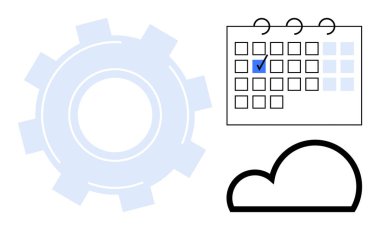 Geniş teçhizat, işaretli takvim, bulut ögesi vurgulama görev yönetimi, otomasyon ve zamanlama. Üretkenlik, iş akışı, planlama, bulut depolama teknolojisi çözümleri için ideal süre