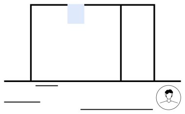 Kullanıcı belgesi sanal tahtada çalışma alanı bölümlerinin yanına sabitlendi. Takım çalışması, planlama, uzaktan çalışma, beyin fırtınası, işbirliği, verimlilik, iletişim için ideal. Düz basit metafor