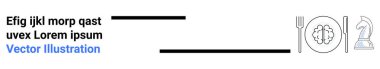 Bıçak, çatal ve satranç taşlarıyla çevrili beyin odaklanmayı, stratejiyi ve beslenmeyi öneriyor. Yaratıcılık, planlama, karar verme, gıda stratejisi için ideal basit iniş sayfası