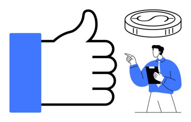 Profesyonel bir tutuş belgesinin yanında ve madeni para desteğini, başarıyı, mali başarıyı, takım çalışmasını, liderliği, iş büyümesini sembolize eden bir yazı. İdeal