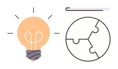 Ampul, yapboz parçalarından oluşan bir küre boyunca bir iplikle birbirine bağlı fikirler yayıyordu. Yenilik, yaratıcılık, problem çözme, küresel takım çalışması, sürdürülebilirlik, eğitim, işbirliği için ideal