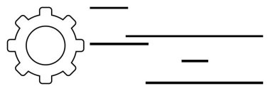 Dinamik çizgileri olan teçhizat hız, otomasyon ve verimliliği gösteriyor. Süreç yeniliği, teknoloji, mühendislik, optimizasyon, üretkenlik, takım çalışması için ideal basit iniş sayfası