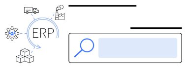 ERP süreci, lojistik, imalat, envanter ve otomasyonu bir arama çubuğuna bağlıyor. Tedarik zinciri, kaynak planlaması, yazılım, teknoloji, iş operasyonları için ideal