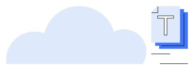 Bulut simgesi istiflenmiş belge sunumlarıyla eşleştirildi. Teknoloji, dosya paylaşımı, depolama, veri yönetimi, bulut hesaplama, işbirliği, güvenli yedekleme, basit iniş sayfası için ideal