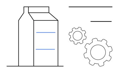 Çarklı süt kutusu otomasyon, üretim verimliliği ve endüstriyel yenilik öneriyor. Üretim, üretim, gıda sektörü, süreç iyileştirme, sürdürülebilirlik ve yenilik için ideal