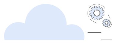 Mavi bulut, teknoloji, yenilik, otomasyon ve bulut hesaplamasını gösteren ekipman mekanizmalarıyla eşleştirildi. Dijital dönüşüm, yazılım sistemleri, geliştirme, veri depolama için ideal