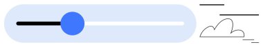 Mavi saplı yatay kaydırıcı, bulut çizgileri ve hareketli dinamik çizgiler. Hava durumu uygulaması için ideal, kullanıcı arayüzü, teknoloji, ilerleme takibi, minimalizm, dijital tasarım basit düz