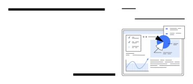 Analitik gösterge panelinde grafikler, pasta grafiği, aktivite listesi ve veri görselleri var. İş yönetimi, veri analizi, raporlama, istatistik, bilgi sunumları için ideal basit iniş sayfası