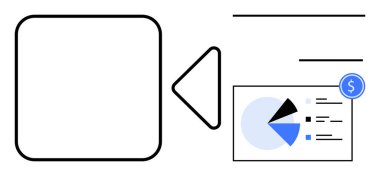 Mali analiz, strateji ve raporları temsil eden video oyun sembolleri ve veri pasta grafikleri. İş, analitik, pazarlama, sunumlar, eğitim finans ve teknoloji temaları için idealdir. Düz