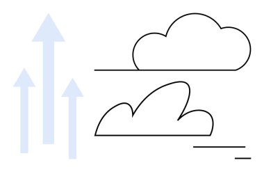 İki ana hatları belirlenmiş bulut ve üç yukarı doğru ok büyümeyi, yeniliği, başarıyı ve dönüşümü simgeliyor. İş, teknoloji, eğitim, çevre, yaratıcılık süreci ve basit bir