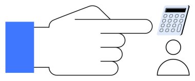 Ana hatlarıyla hesap makinesine odaklanır, finansal planlamayı, analizi veya liderliği sembolize eder. Finans, bütçe, karar verme, rehberlik ve sorumluluk stratejisi için ideal