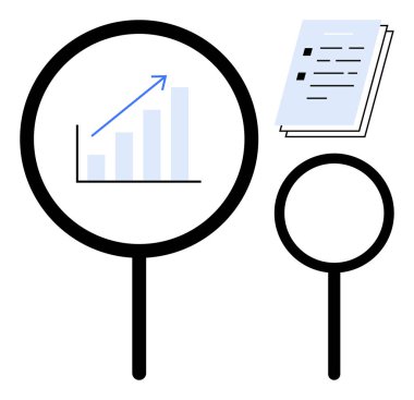 Büyüme çubuğu çizelgesi, belge yığınının yanında büyütüldü. Araştırma, veri analizi, iş anlayışı, ilerleme izleme, mali inceleme, piyasa eğilimleri, basit düz metafor