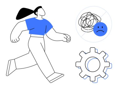 Kendine güvenen bir kadın, berraklığın sembolü kafa karışıklığının yerini alan, problem çözme teçhizatı. Üretkenlik, motivasyon, akıl sağlığı, organizasyon, zaman yönetimi, verimlilik için ideal