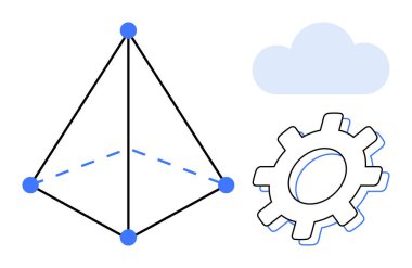 Bulut teknolojisi, bulut teknolojisi, işbirliği, mühendislik, yapısal tasarım, yaratıcı süreçler ve dijital dönüşümü vurguluyor. İdeal