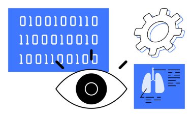 İkili kod, mekanik teçhizat, göz ve akciğerler tıbbi analizdeki yenilikleri, yapay zekayı ve teknolojiyi ön plana çıkarıyor. Yapay zeka, sağlık ve veri işleme biyoteknik teşhisleri için ideal