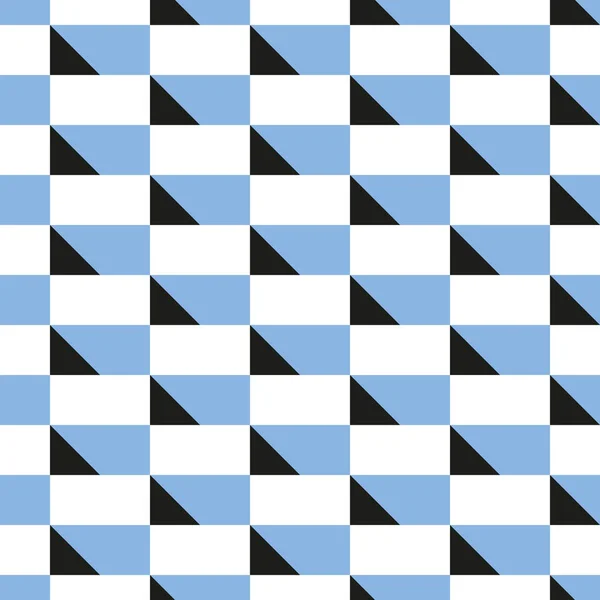 シームレスな幾何学的な3Dグリッドブロックパターンの背景 — ストックベクタ