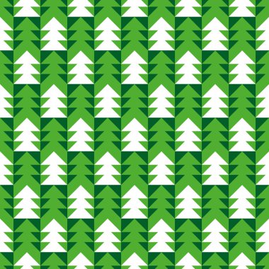 Kusursuz Noel ağacı hediye paketi kağıdı deseni. Noel ağacı hediye paketi deseni.