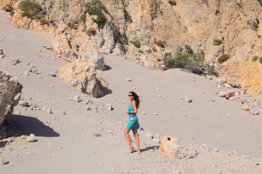 Girit Adası 'nda kaybolan bir kız.