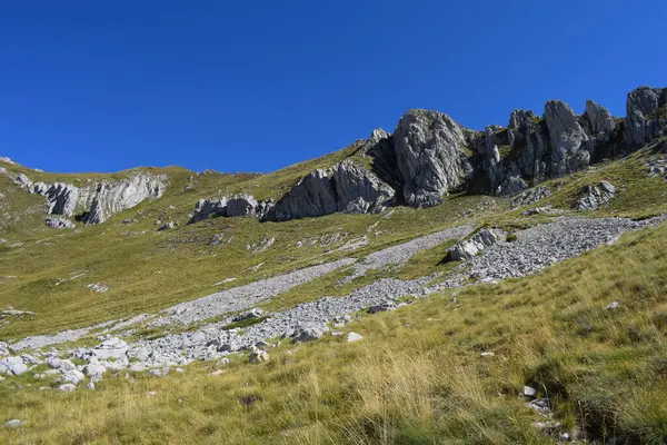 Dağlardaki dağ manzarası, Durmitor.