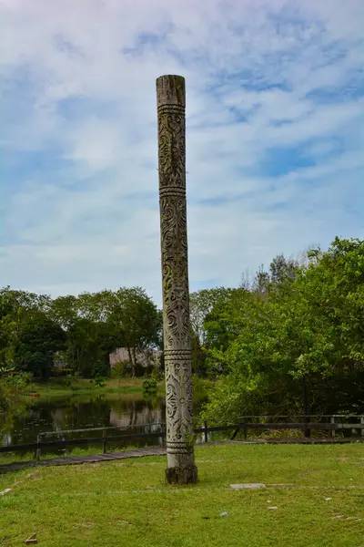 Sarawak Kültür Köyünde Polonyalı