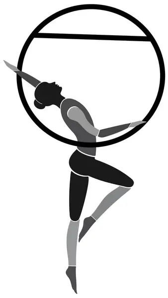 Hava Yüzüğünde Asılı Kadın