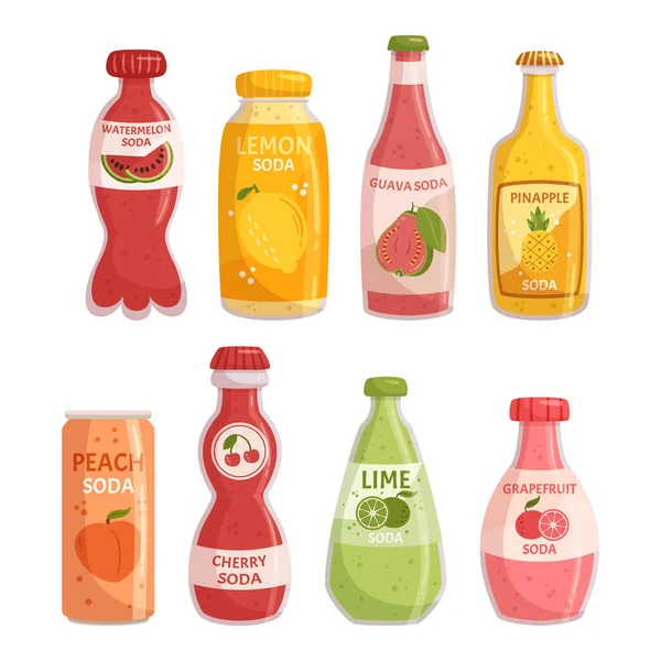 Limonata şişeleri serinletici, yaz günü için mükemmel. Canlı renkler ve etiketler ve susuzluğunuzu gidermek için yüksek kalitede malzemelerle yapılmış. Çizgi film Vektör İllüstrasyonu