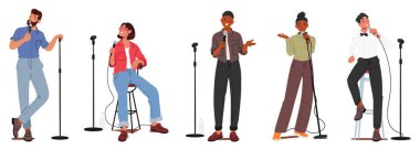 Sanatçılar sahneyi esprili ve esprili bir şekilde yönetirler, zekice özenirler ve gözlemler yaparlar. Stand-up Komedi Şovları seyirciyi büyülüyor, Keskin ve ilişkilendirilebilir Hikaye Anlatımlarıyla Kahkahalar atıyor