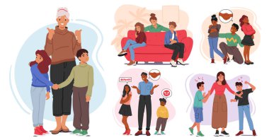 Ebeveynler grubu, tartışan kardeşler arasında arabuluculuk yapar, empati ve paylaşma, anlayış ve uzlaşmayı teşvik eder, barışı hedefler ve daha güçlü bağlar kurar.