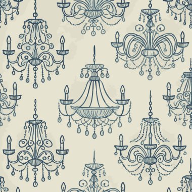 Vektör 'de çizilmiş Avize Yazdırma Tasarımı. Vektör illüstrasyonu