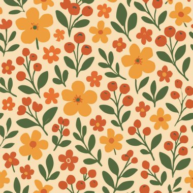 Vektör 'deki Çiçek Tasarım Dekorasyonu. Vektör illüstrasyonu