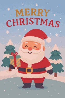 Noel Baba Resimleri Vektör 'de. Vektör illüstrasyonu